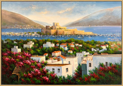 Bodrum Kalesi'nden Yağlı Boya Tablosu Simurg Sanatevi