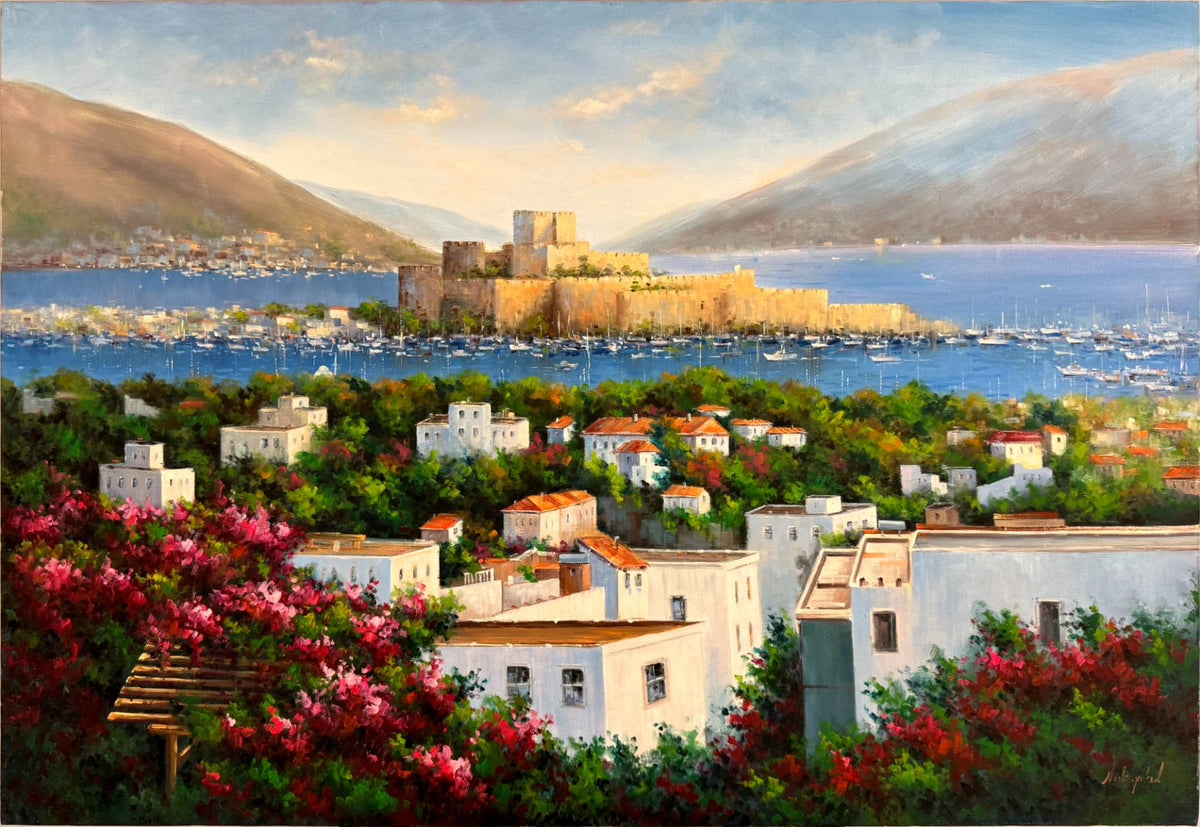 Bodrum Kalesi'nden Yağlı Boya Tablosu Simurg Sanatevi