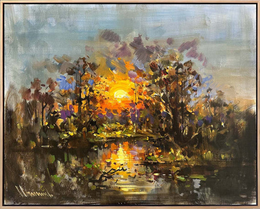 Doğanın Masalı Yağlı Boya Tablosu