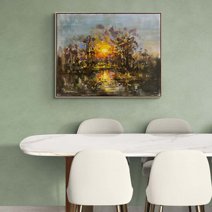 Doğanın Masalı Yağlı Boya Tablosu