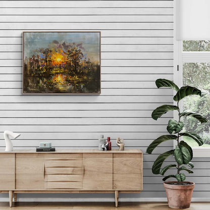 Doğanın Masalı Yağlı Boya Tablosu