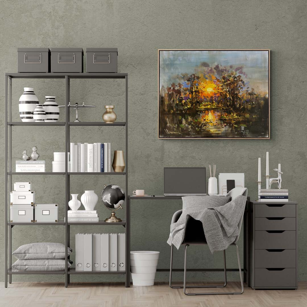 Doğanın Masalı Yağlı Boya Tablosu