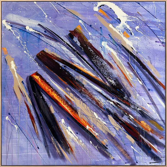 Estaklı Ruh Hali Yağlı Boya Tablosu