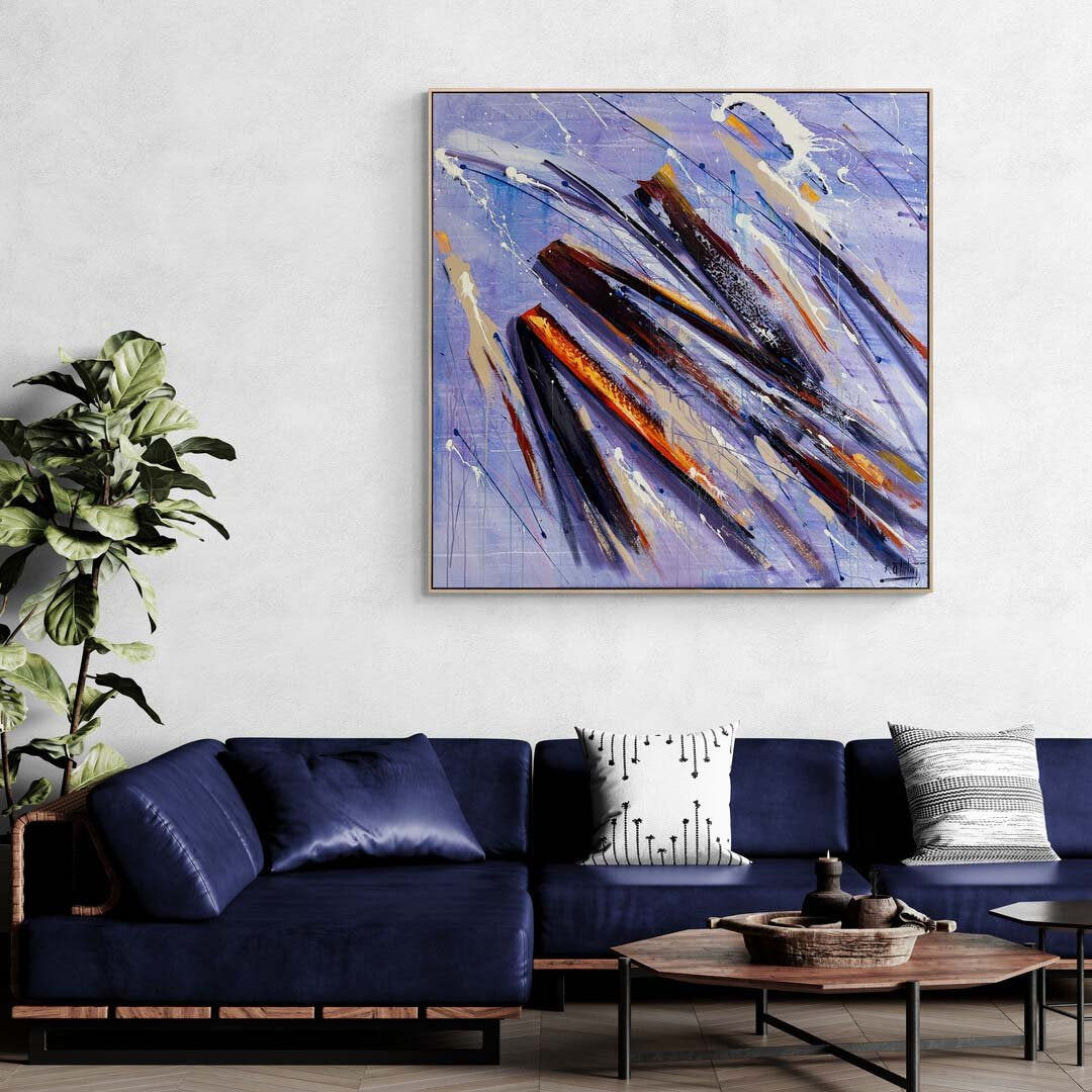 Estaklı Ruh Hali Yağlı Boya Tablosu