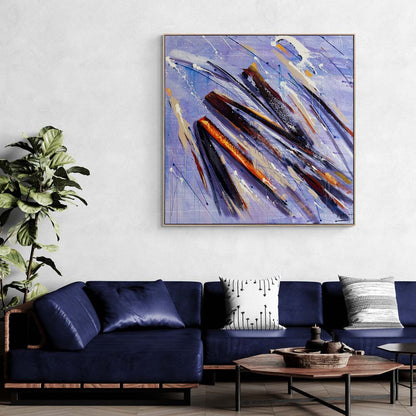 Estaklı Ruh Hali Yağlı Boya Tablosu