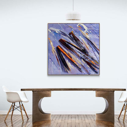 Estaklı Ruh Hali Yağlı Boya Tablosu