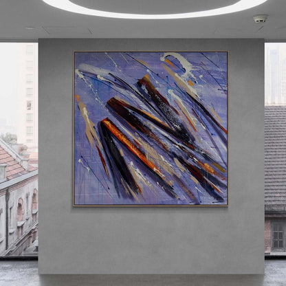 Estaklı Ruh Hali Yağlı Boya Tablosu