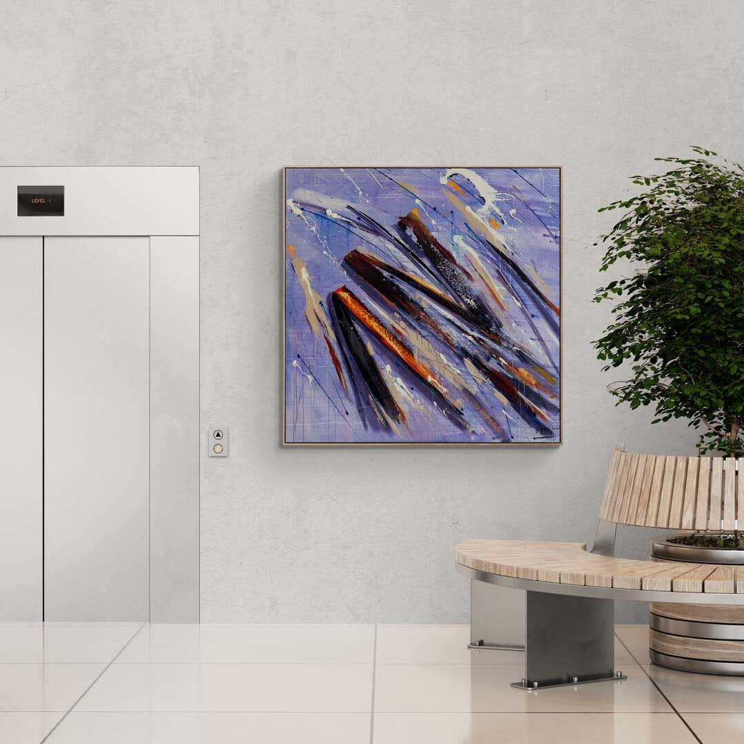 Estaklı Ruh Hali Yağlı Boya Tablosu