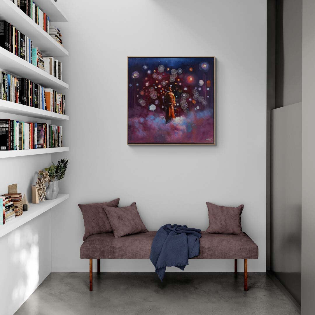 Yolculuğun Ruhu Yağlı Boya Tablosu