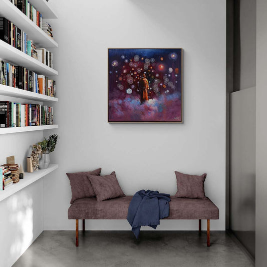 Yolculuğun Ruhu Yağlı Boya Tablosu