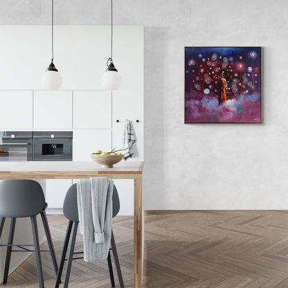 Yolculuğun Ruhu Yağlı Boya Tablosu