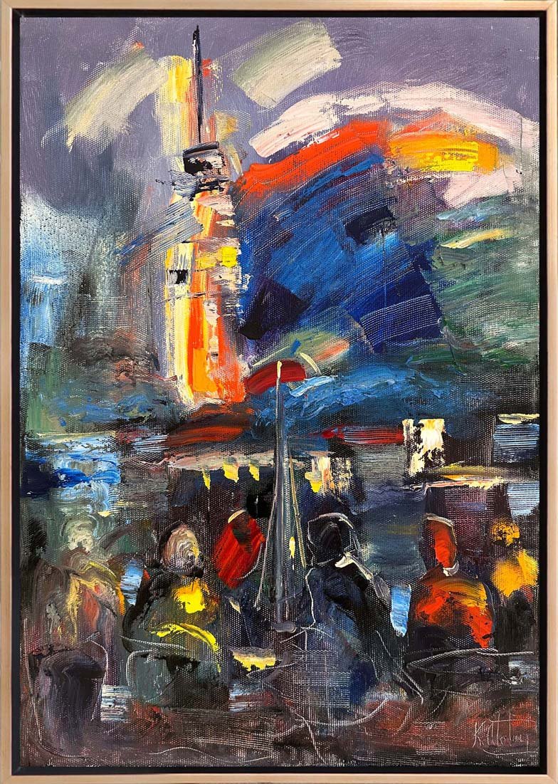 Renkli Rüyalar Yağlı Boya Tablosu