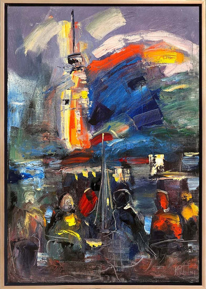 Renkli Rüyalar Yağlı Boya Tablosu