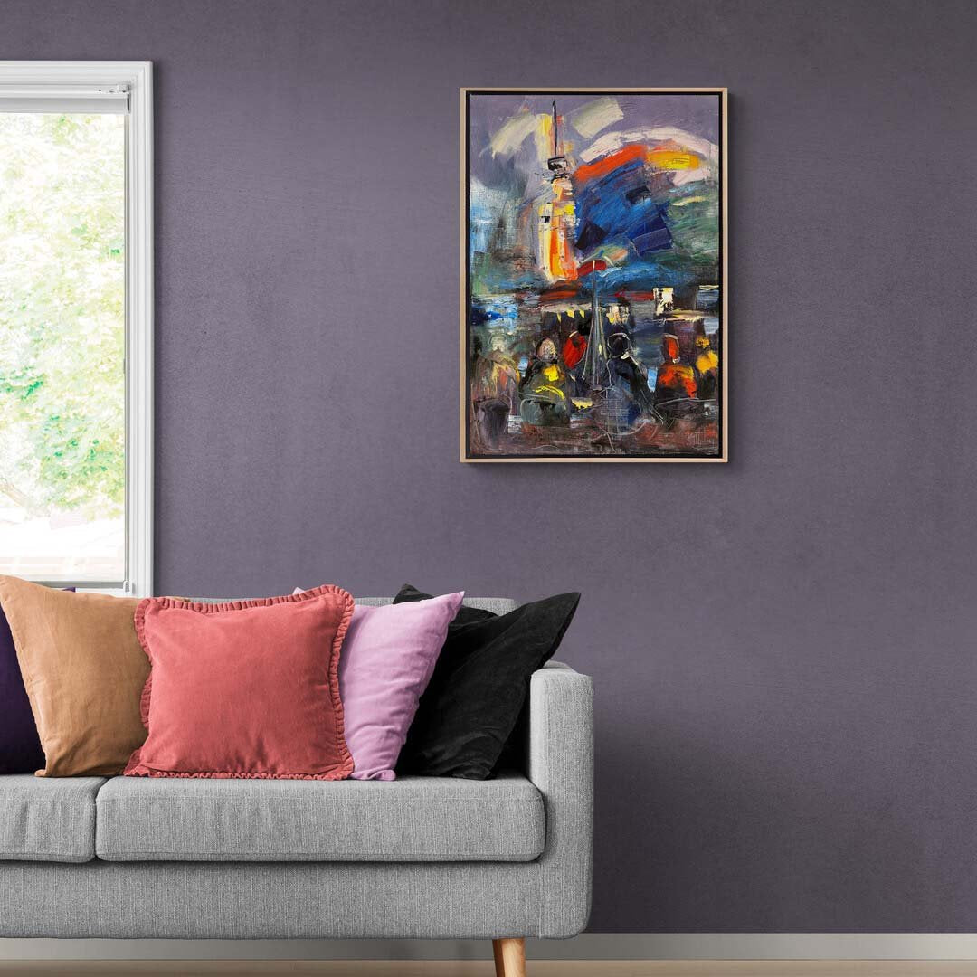 Renkli Rüyalar Yağlı Boya Tablosu