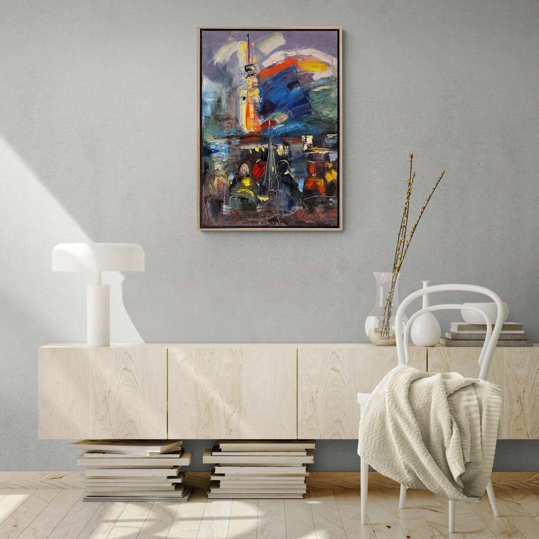 Renkli Rüyalar Yağlı Boya Tablosu