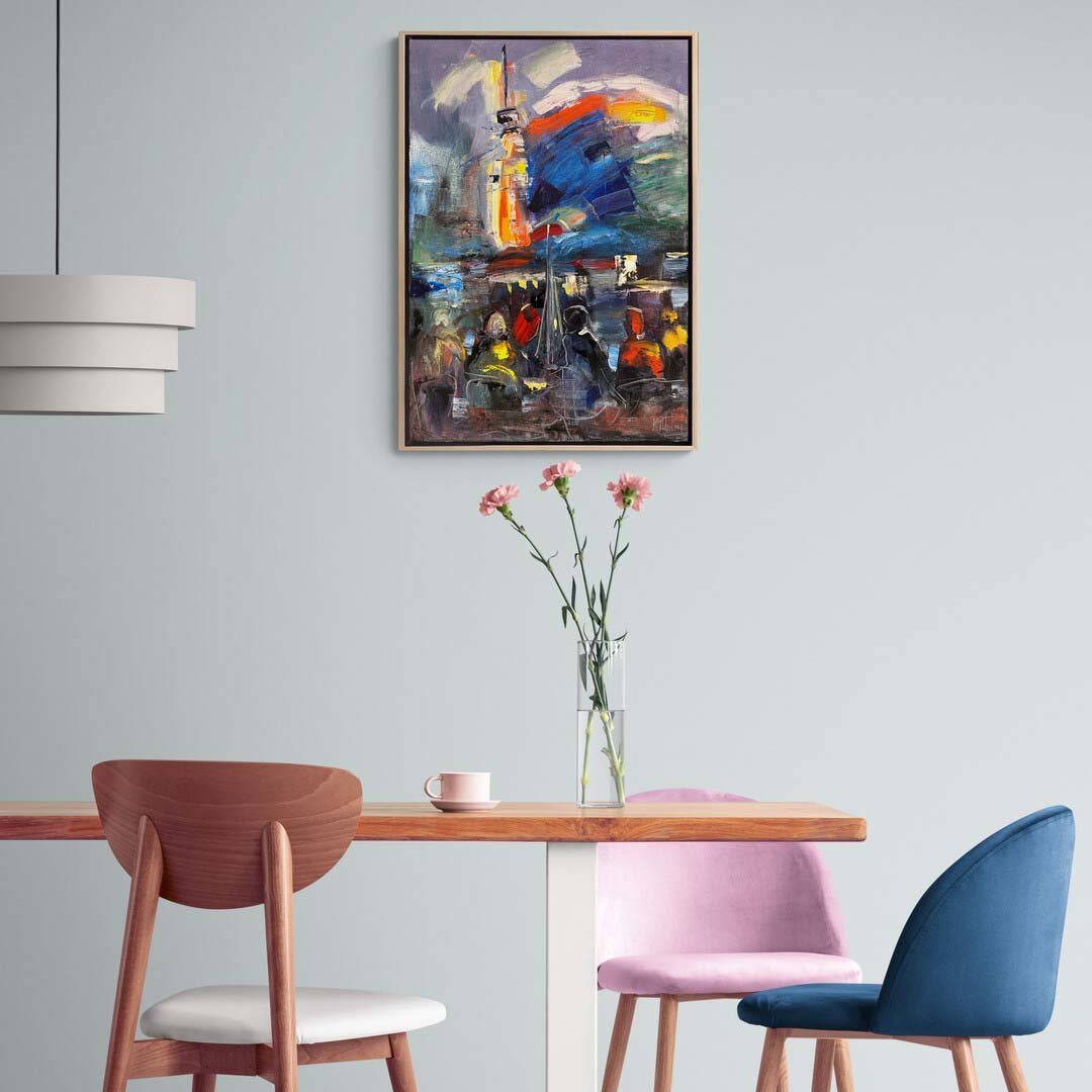 Renkli Rüyalar Yağlı Boya Tablosu