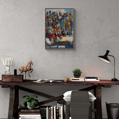 Soyut Renk Rüyası Yağlı Boya Tablosu