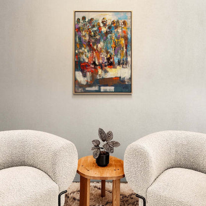 Soyut Renk Rüyası Yağlı Boya Tablosu