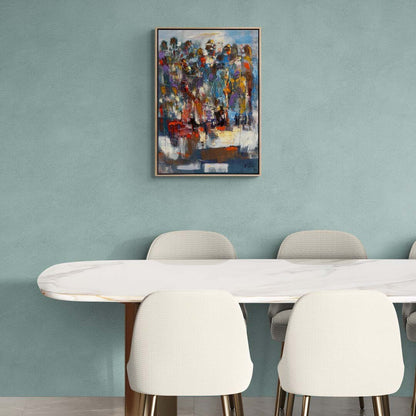 Soyut Renk Rüyası Yağlı Boya Tablosu