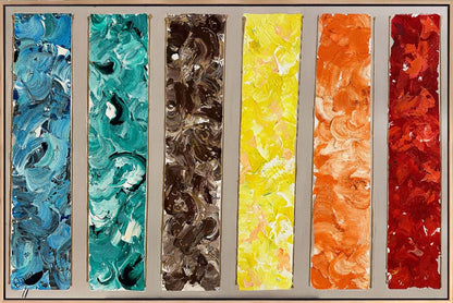 Elementlerin Rengi Yağlı Boya Tablosu