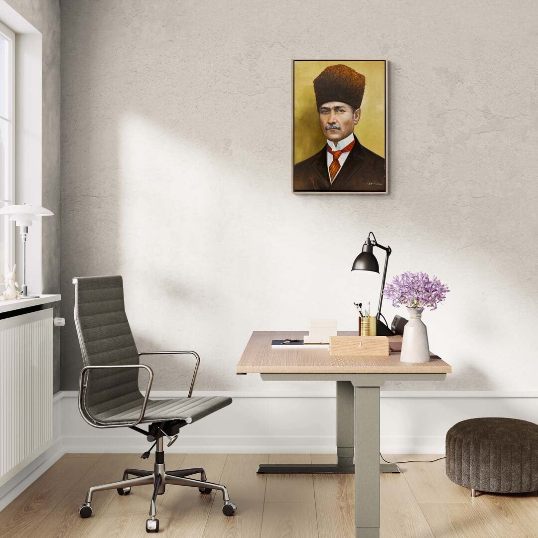 Halkın Lideri Yağlı Boya Tablosu