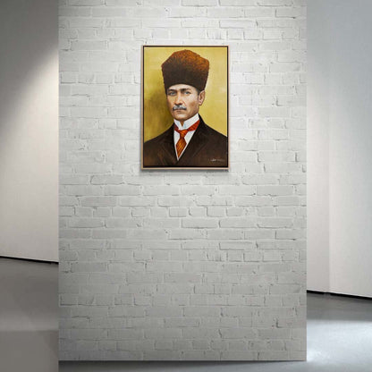 Halkın Lideri Yağlı Boya Tablosu