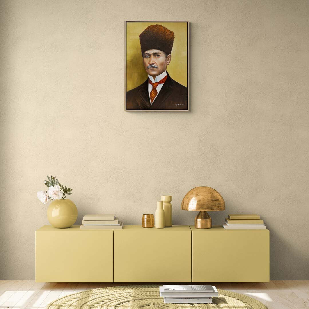 Halkın Lideri Yağlı Boya Tablosu