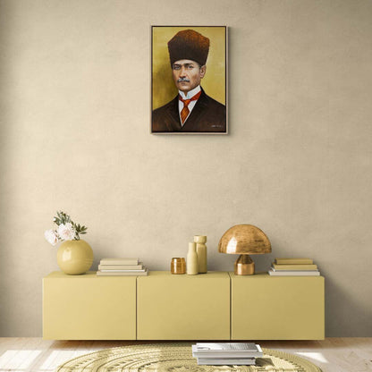 Halkın Lideri Yağlı Boya Tablosu