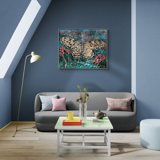 Kelebek Etkisi Yağlı Boya Tablosu