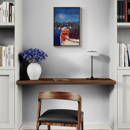 Kırmızı Şarap Rüyası Yağlı Boya Tablosu