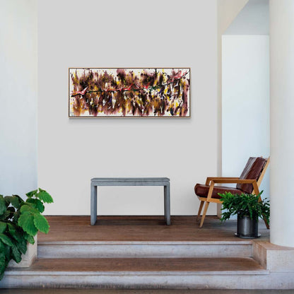 Kanatların İzleri Yağlı Boya Tablosu