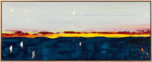 Uçuşun Melodisi Yağlı Boya Tablosu