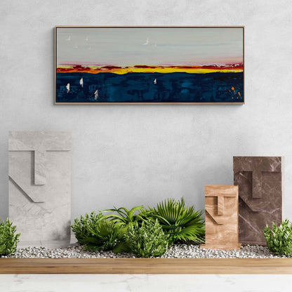 Uçuşun Melodisi Yağlı Boya Tablosu