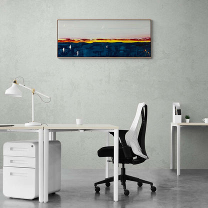 Uçuşun Melodisi Yağlı Boya Tablosu