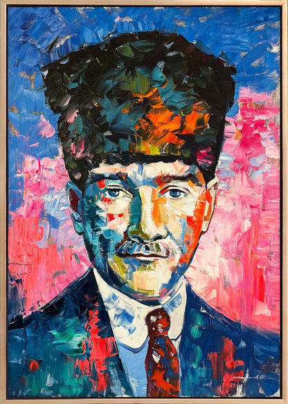 Cumhuriyetin Yüzü Yağlı Boya Tablosu