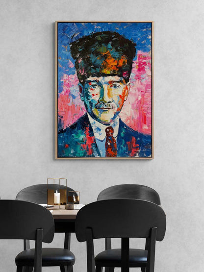 Cumhuriyetin Yüzü Yağlı Boya Tablosu