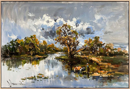 Doğanın Kalbinde Yağlı Boya Tablosu