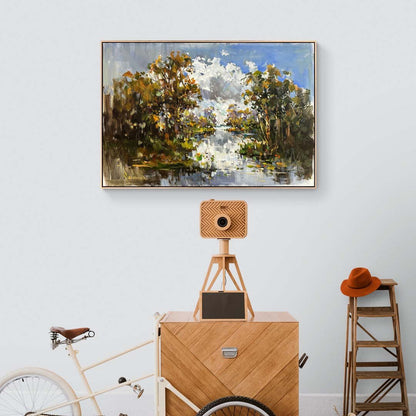 Doğanın Kalbinde Yağlı Boya Tablosu