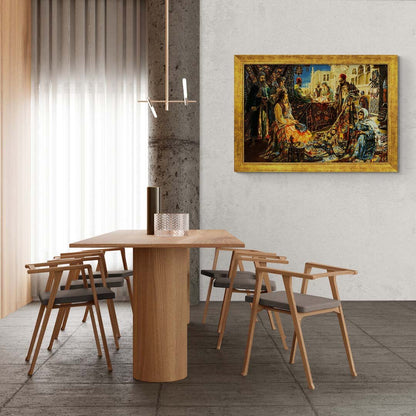 Tüccarın Sergisi El Dokuma Tablosu