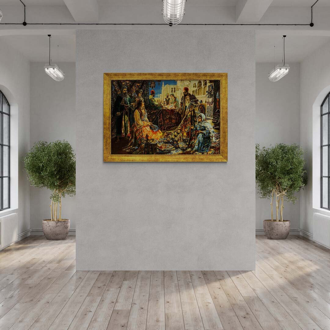 Tüccarın Sergisi El Dokuma Tablosu