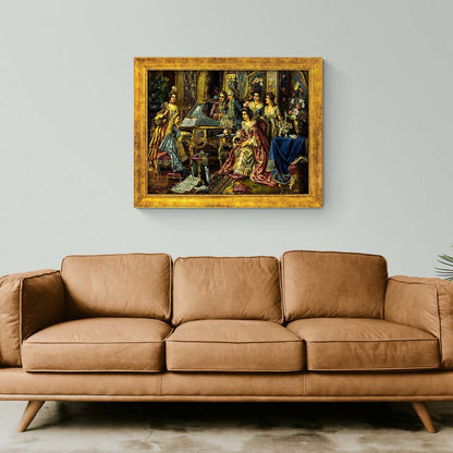 Saray Geceleri El Dokuma Tablosu