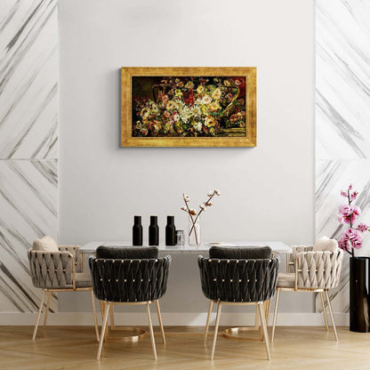 Çiçek Patlaması El Dokuma Tablosu