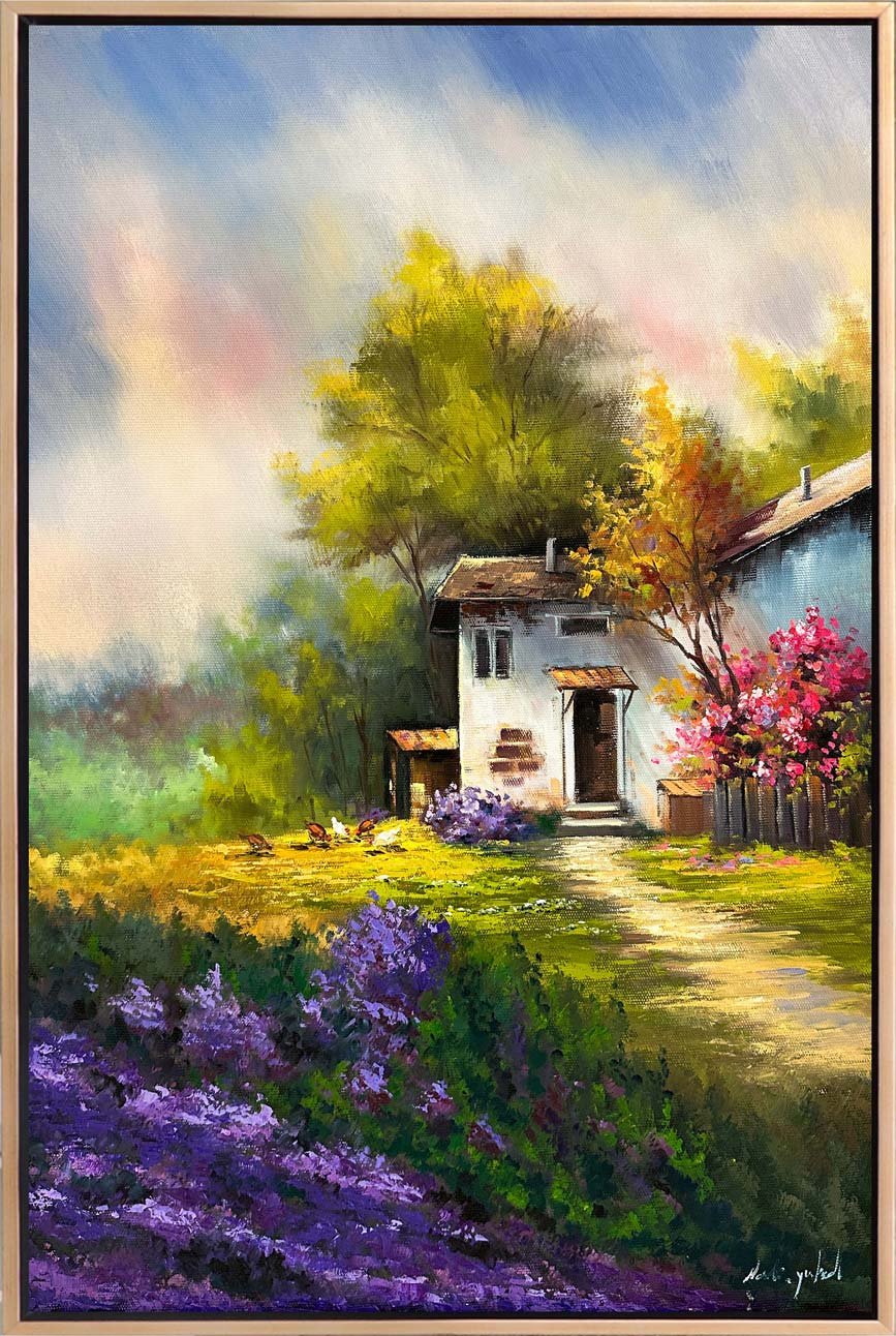 Doğanın Renkleri ve Ev Yağlı Boya Tablosu