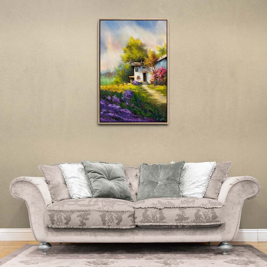 Doğanın Renkleri ve Ev Yağlı Boya Tablosu