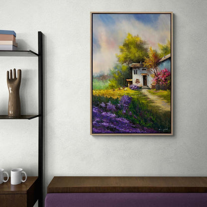 Doğanın Renkleri ve Ev Yağlı Boya Tablosu