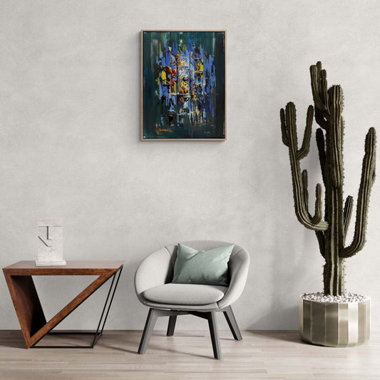 Kaos ve Düzen Yağlı Boya Tablosu