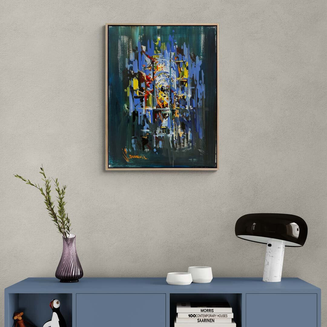 Kaos ve Düzen Yağlı Boya Tablosu