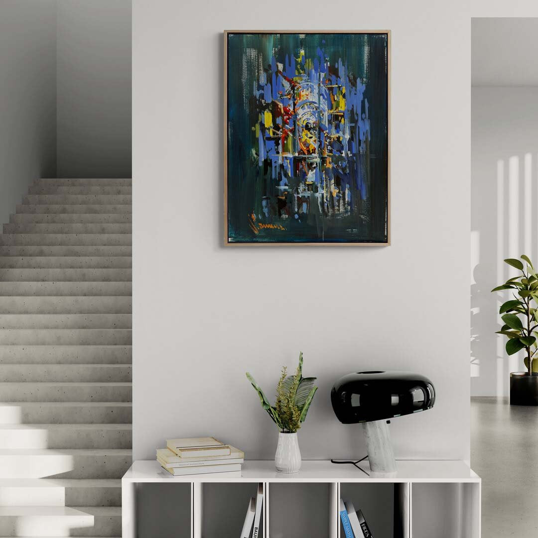 Kaos ve Düzen Yağlı Boya Tablosu