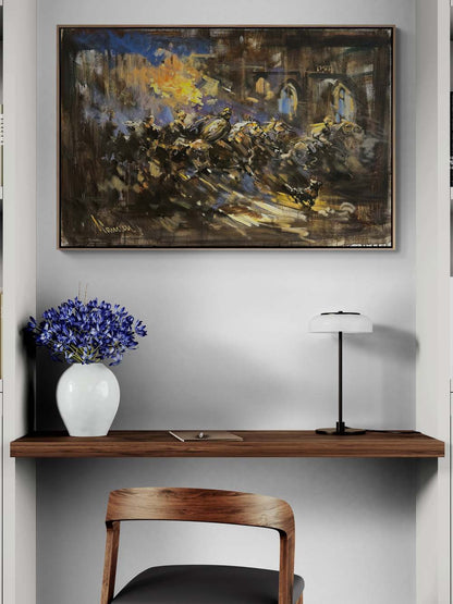 Savaşın Ruhu Yağlı Boya Tablosu