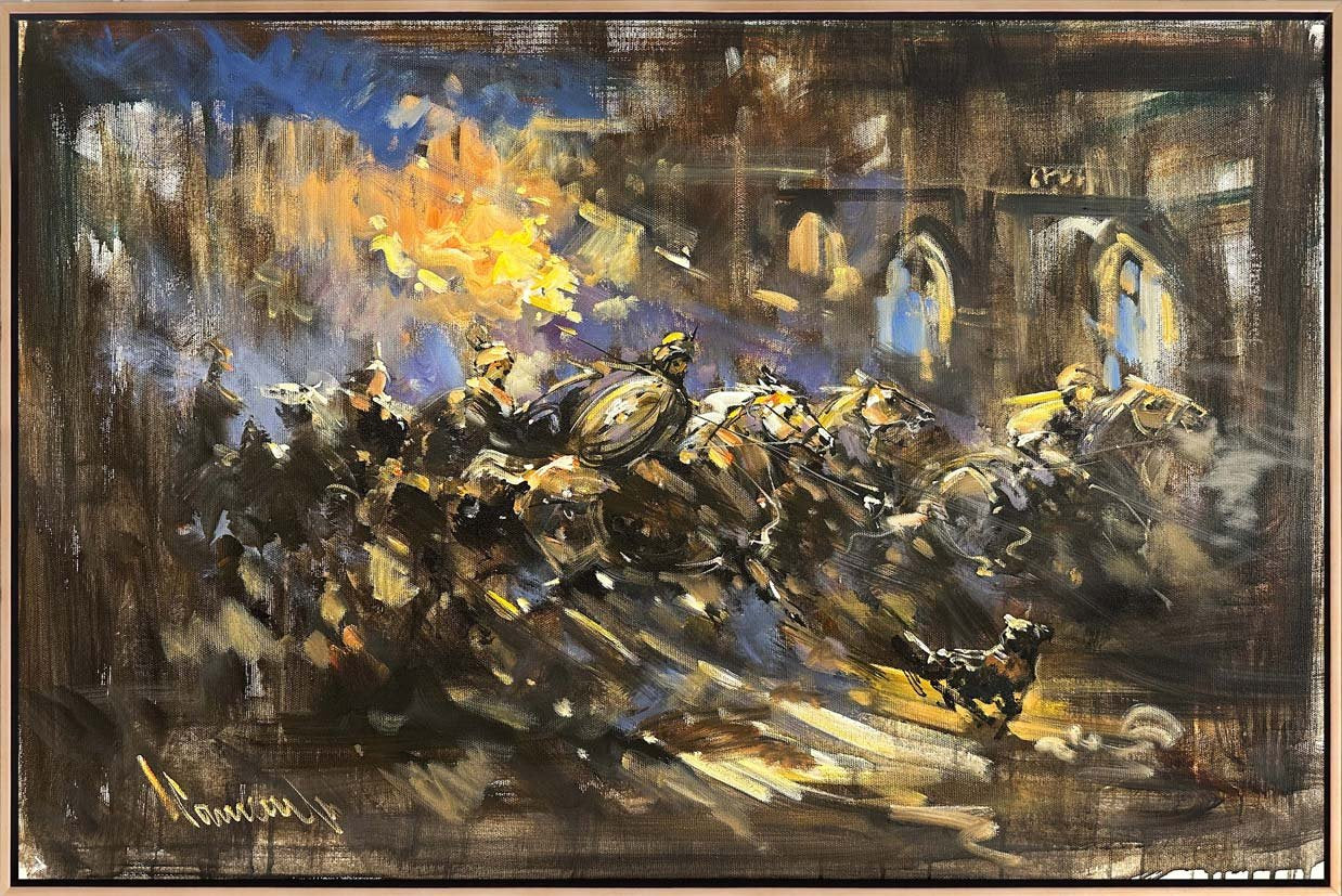 Savaşın Ruhu Yağlı Boya Tablosu